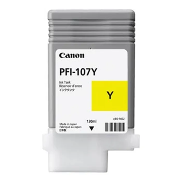 Hauptbild des Produkts Canon originální ink PFI107Y, yellow, 130ml, 6708B001, Canon iPF-680, 685, 780, 785