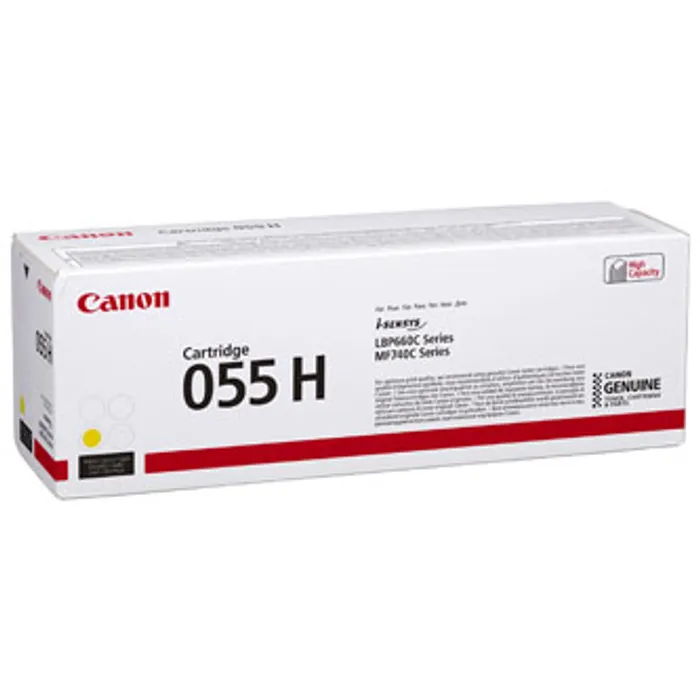 Hauptbild des Produkts Canon originální toner 055YH, yellow, 5900str., 3017C002, high capacity, Canon MF742Cdw,