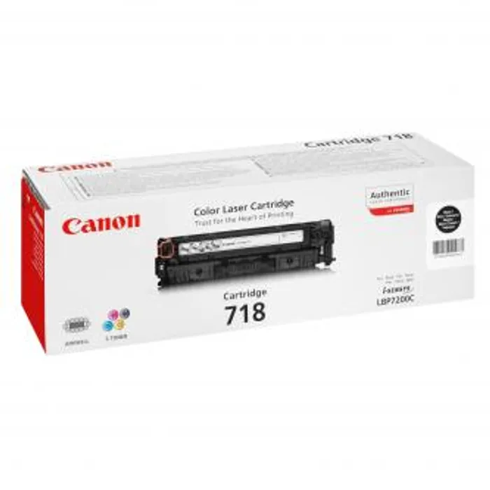 Hauptbild des Produkts Canon originální toner CRG718, black, 3400str., 2662B002, Canon LBP-7200Cdn, O
