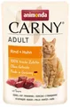 Weiteres Produktbild Carny Adult 85 g Rind + Huhn, Beutel für Katzen