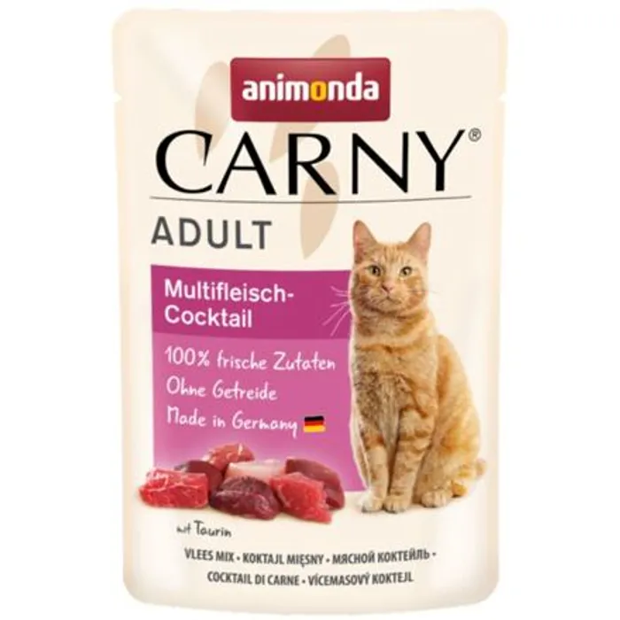 Hauptbild des Produkts Carny Adult 85 g multimasový koktejl, kapsička pro kočky