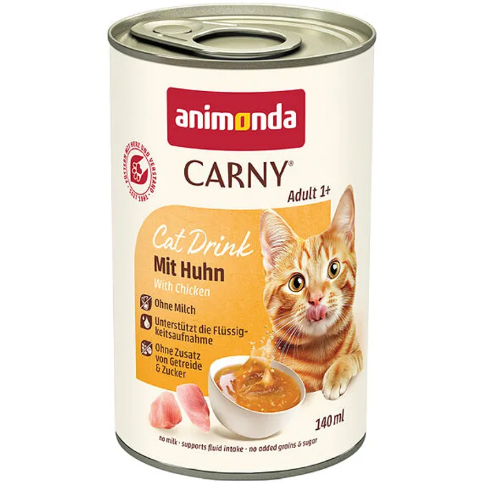 Hauptbild des Produkts Carny Cat Drink nápoj pro kočky s kuřecím masem,  140 ml