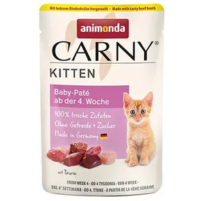 Carny Kitten 85 g Baby Paté, Beutel
