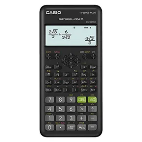 Casio Taschenrechner FX 350 ES PLUS 2E, schwarz, mit Standfuss
