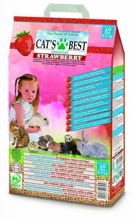 Hauptbild des Produkts Cats Best UNIVERSAL JAHODA 10 L / 5,5 kg - pelety