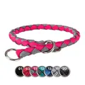 Weiteres Produktbild CAVO Rundhalsband „Stop pulling“ – fuchsia/graphit L-XL: 52-60cm/18mm