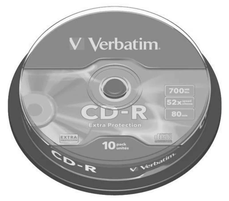 Hauptbild des Produkts CD-R 700MB, 80min., 52x, DL Extra Protection, Verbatim, 10-cake