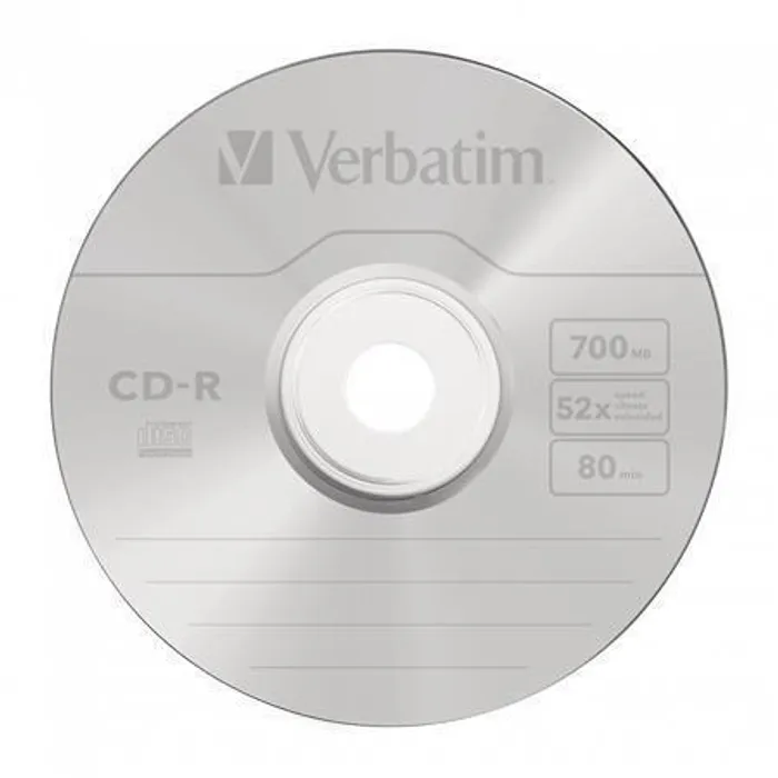 Hauptbild des Produkts CD-R 700MB, 80min., 52x, DLP Crystal AZO, Verbatim, 25-cake
