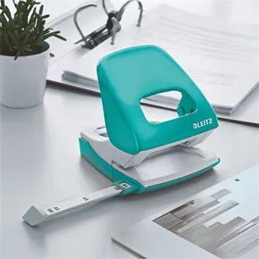 Ganzmetall-Tischlocher Leitz NeXXt WOW 5008, Eisblau