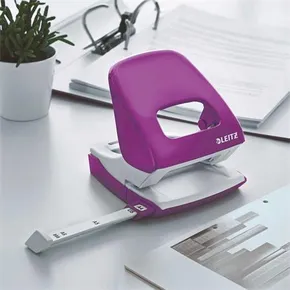Leitz NeXXt WOW 5008 Ganzmetall-Tischlocher, Lila