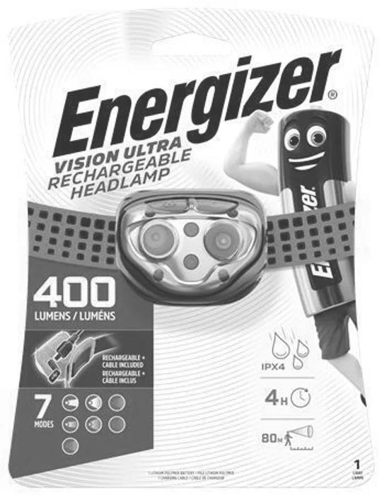 Hauptbild des Produkts Čelovka "Vision Ultra", 4 LED, nabíjecí, ENERGIZER