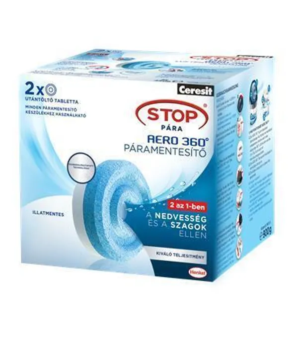 Hauptbild des Produkts Ceresit Stop vlhkosti AERO 360° tablety, 2 x 450g, HENKEL