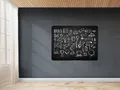 Weiteres Produktbild Černá bezrámová magnetická tabule na křídy - Qboard 150 x 97 cm