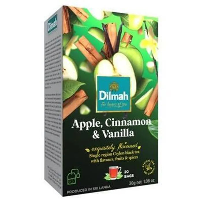 Hauptbild des Produkts Černý čaj, 20x1,5g, DILMAH, jablko, skořice a vanilka