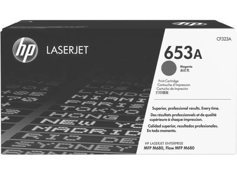 Hauptbild des Produkts CF323A Toner pro ColorLaserJet Enterprise M680 tiskárnu, HP 653A magenta, 16 500