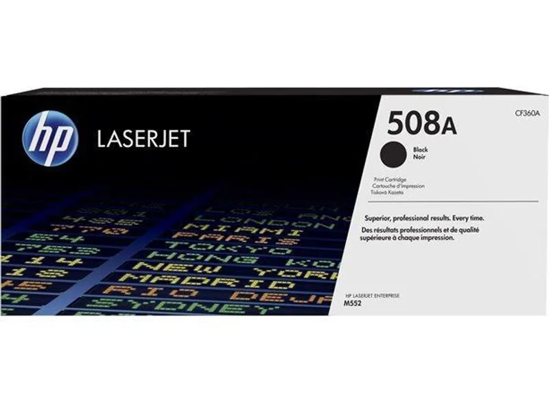Hauptbild des Produkts CF360A Toner pro Color LaserJet Enterprise M552, M553 tiskárnu, HP 508A černá 6tis.stránek