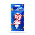 Weiteres Produktbild Zahlenkerze "2" 75mm [1 St.]