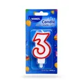 Weiteres Produktbild Zahlenkerze "3" 75mm [1 St.]