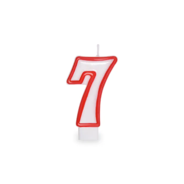 Hauptbild des Produkts Číslová svíčka "7" 75 mm [1 ks]