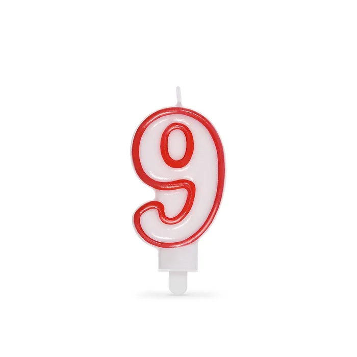 Hauptbild des Produkts Číslová svíčka "9" 75 mm [1 ks]