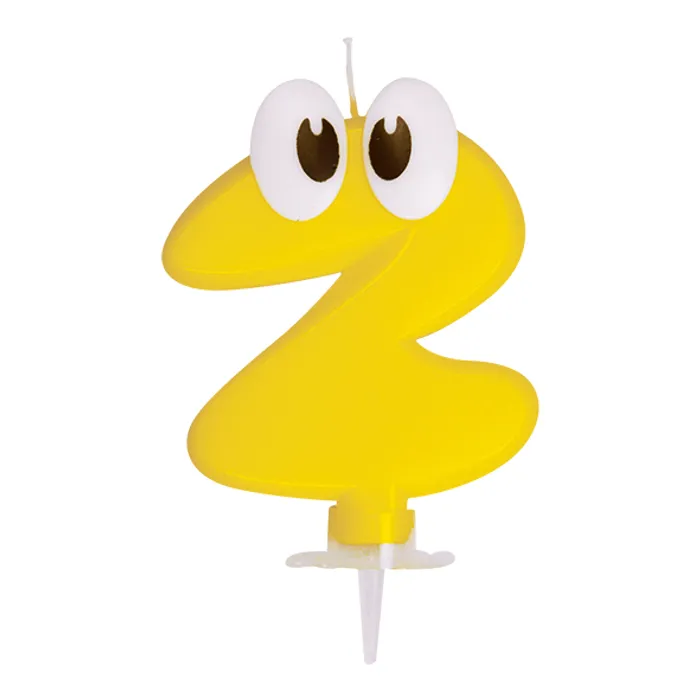 Hauptbild des Produkts Číslová svíčka se stojánkem "2" 80 mm [1 ks]