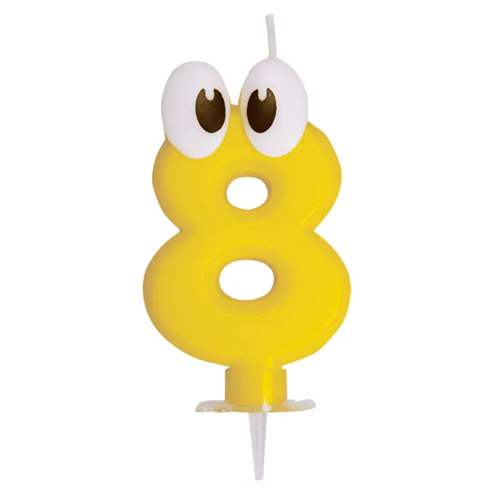 Hauptbild des Produkts Číslová svíčka se stojánkem "8" 80 mm [1 ks]