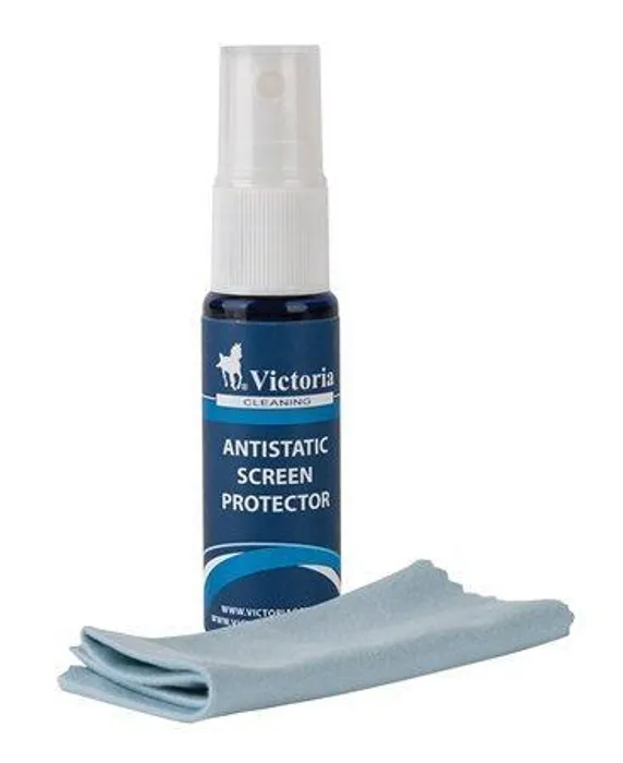 Hauptbild des Produkts Čistící sprej na dotykové obrazovky, 25 ml, ubrousek z mikrovlákna 17 x 15,5 cm, VICTORIA