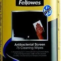 Weiteres Produktbild Bildschirmreinigungstücher, 75 Stück, FELLOWES "Virashield"
