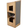 CityStyle Kratzbaum TOWER für Katzen, 105 cm, braun/grau