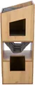 CityStyle Kratzbaum TOWER für Katzen, 105 cm, braun/grau