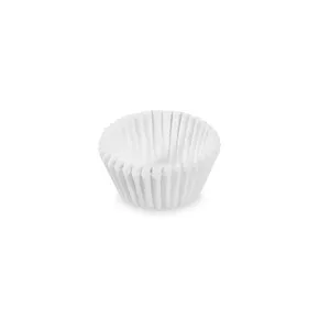 Gebäckkapsel (PAP) weiß durchmesser 26 x 16 mm [1000 St.]