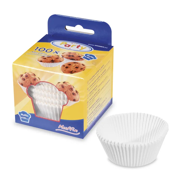 Hauptbild des Produkts Cukrářské košíčky bílé průměr 50 x 30 mm [100 ks]