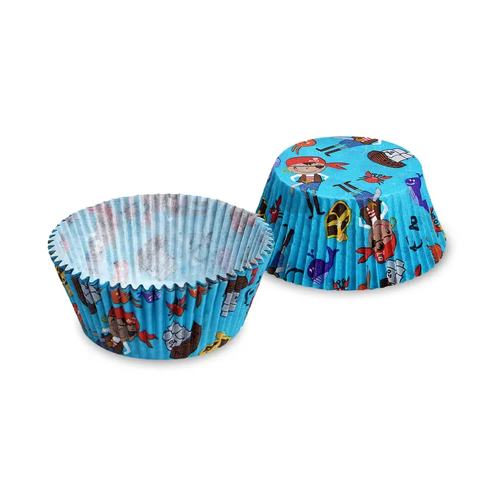 Hauptbild des Produkts Cukrářský košíček (PAP) Pirát průměr 50 x 30 mm [40 ks]