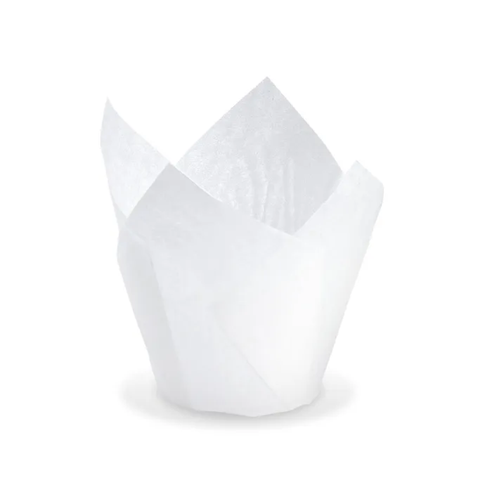 Hauptbild des Produkts Cukrářský košíček TULIP bílý průměr 5 x 8,5 cm (16 x 16 cm) [100 ks]