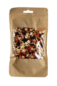 Wir geben Heu in Würfel geschnittenes Gemüse 60 g