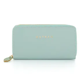 Damenbrieftasche MONY L Leder Minze