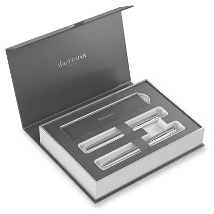 Hauptbild des Produkts Dárková kazeta Waterman Allure Chrome CT - sada plnicí pero a kuličkové pero