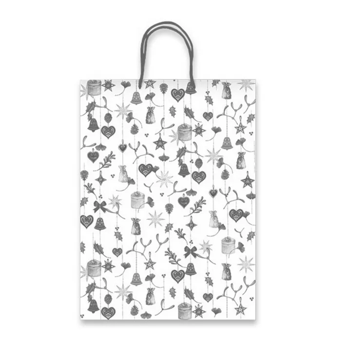 Hauptbild des Produkts Dárková papírová taška Christmas Decorations různé rozměry 205 x 115 x 260 mm