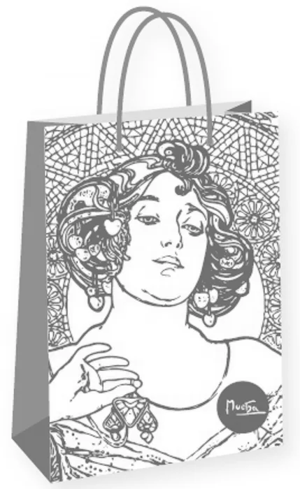Hauptbild des Produkts Dárková taška Alfons Mucha – Ruby, Fresh Collection, velká