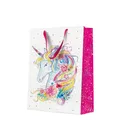 Geschenktüte - UNICORN FLOWER HEAD, groß 30x41x12 cm