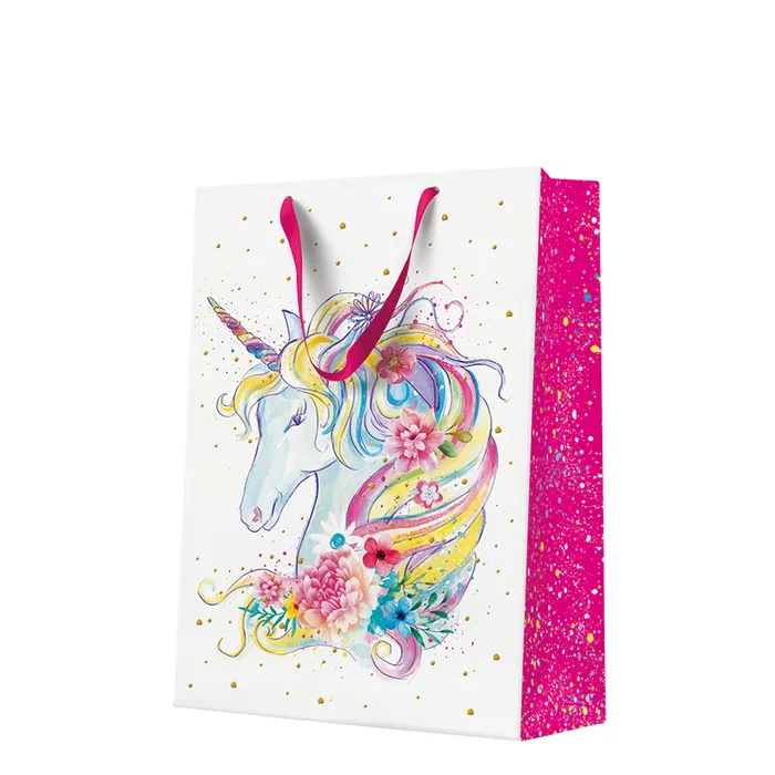 Hauptbild des Produkts Dárková taška big - Unicorn Flower Head 30x12x41 cm