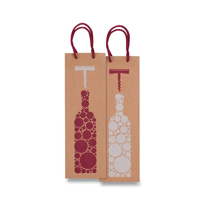 Hauptbild des Produkts Dárková taška Bottiglia Kraft 120 x 90 x 370 mm