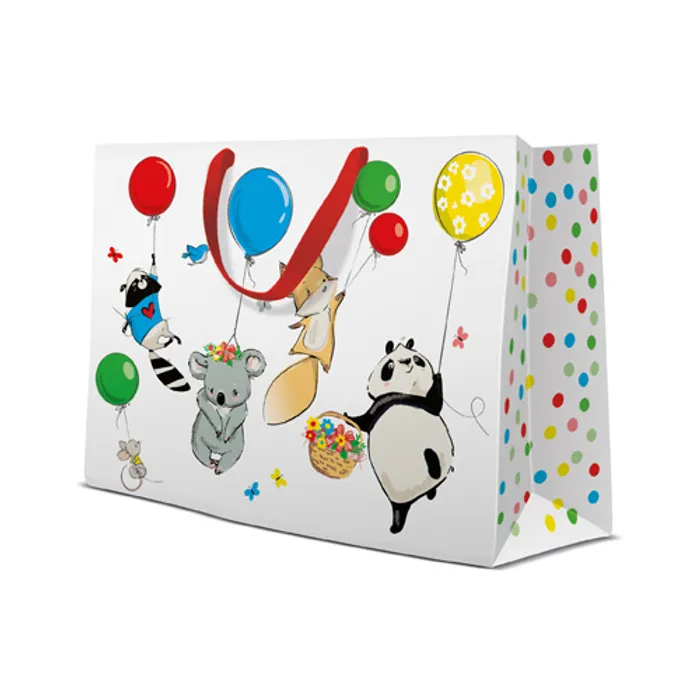 Hauptbild des Produkts Dárková taška horizontal - Animals Party 33,5x13x26,5 cm