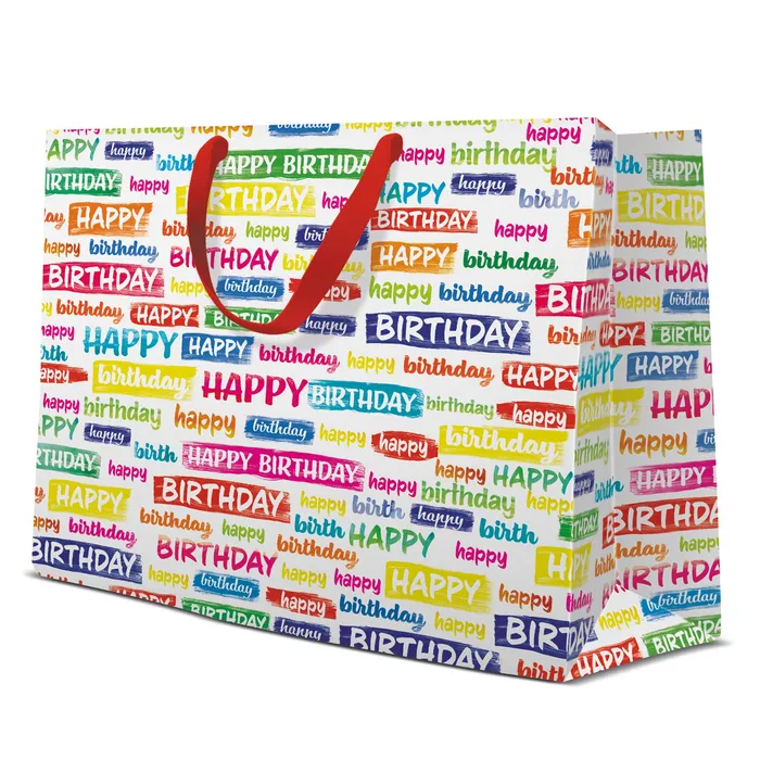 Hauptbild des Produkts Dárková taška horizontal - Birthday Wishes 33,5x13x26,5 cm