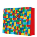 Geschenktasche maxi groß - COLORFUL BRICKS 54x16x44 cm