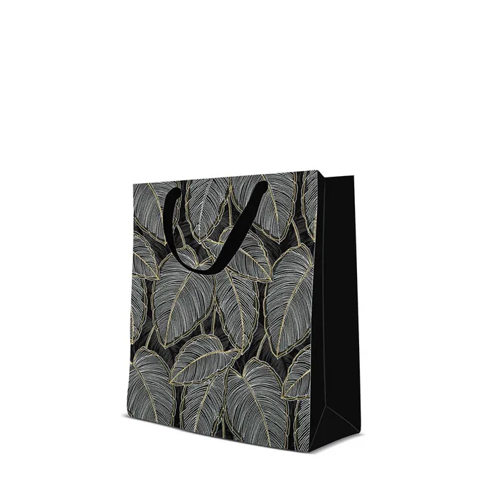 Hauptbild des Produkts Dárková taška premium střední - Jungle Leaves 20x10x25 cm