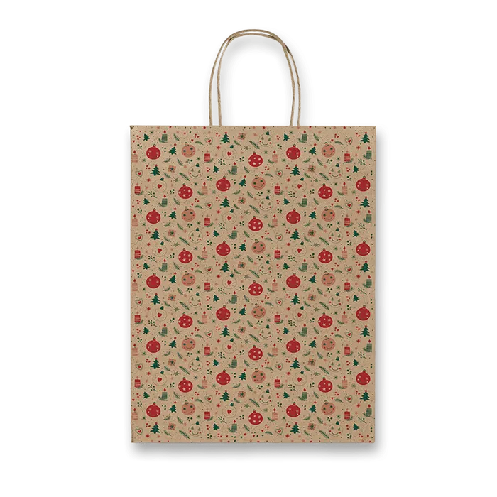 Hauptbild des Produkts Dárková taška Sadoch Kraft Christmas - 360 x 120 x 460 mm