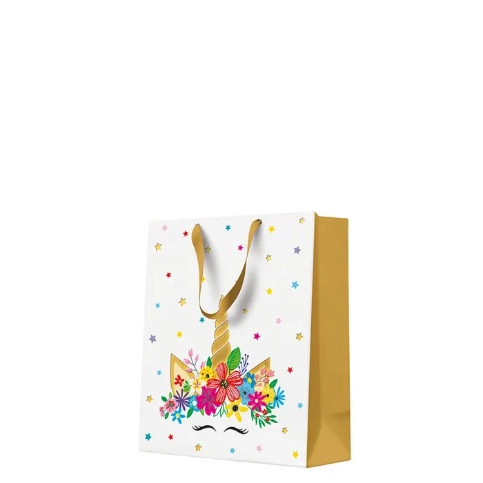 Hauptbild des Produkts Dárková taška stredne velká - UNICORN PARTY 20x10x25 cm