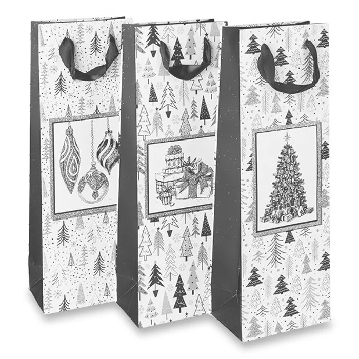 Hauptbild des Produkts Dárková taška Stromečky 127 x 83 x 360 mm, na lahev