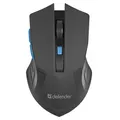 Defender Maus Accura MM-275, 1600DPI, 2.4 [GHz], optisch, 6Tas., schnurlos, schwarz, 1 Stk AA